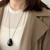 オニキス ネックレス ブラックコード | feu | 詳細画像3 