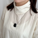 オニキス ネックレス ブラックコード | feu | 詳細画像4 