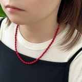 カラーショートネックレス サージカルステンレス オニキス | feu | 詳細画像17 