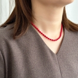 カラーショートネックレス サージカルステンレス オニキス | feu | 詳細画像4 