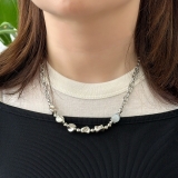 サージカルステンレスネックレス 変形メタル 大ぶり | feu | 詳細画像11