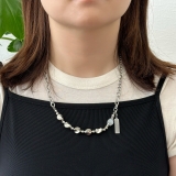 サージカルステンレスネックレス 変形メタル 大ぶり | feu | 詳細画像13