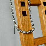 サージカルステンレスネックレス 変形メタル 大ぶり | feu | 詳細画像14