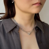 サージカルステンレス 2連ネックレス アレルギー対応素材 | feu | 詳細画像10 