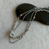 サージカルステンレス 2連ネックレス アレルギー対応素材 | feu | 詳細画像8 