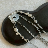 サージカルステンレス 2連ネックレス アレルギー対応素材 | feu | 詳細画像9 