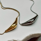 サージカルステンレス ネックレス シンプル | feu | 詳細画像2 