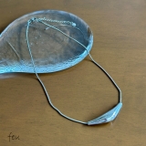 シルバー | サージカルステンレス ネックレス シンプル | feu