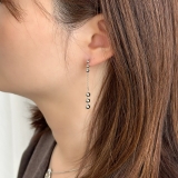 ボールチェーンピアス 揺れる 華奢 | feu | 詳細画像10 