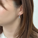 サージカルステンレス フープピアス アクセントデザイン | feu | 詳細画像12
