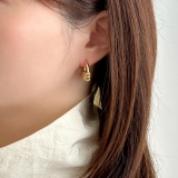 サージカルステンレス フープピアス アクセントデザイン | feu | 詳細画像13