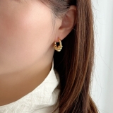 サージカルステンレス フープピアス アクセントデザイン | feu | 詳細画像14