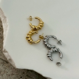 サージカルステンレス フープピアス アクセントデザイン | feu | 詳細画像16