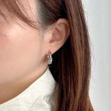 サージカルステンレス フープピアス アクセントデザイン | feu | 詳細画像9