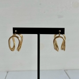 フープピアス 変形メタル ワイヤーアートデザイン | feu | 詳細画像6 