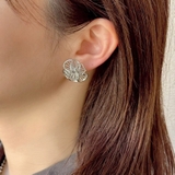 フラワーピアス メタル 大ぶり | feu | 詳細画像10 