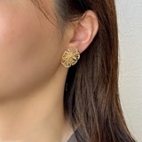 フラワーピアス メタル 大ぶり | feu | 詳細画像14 