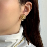 フラワーピアス メタル 大ぶり | feu | 詳細画像2 