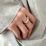 ニュアンスメタルリング カジュアルモード 個性的 | feu | 詳細画像10 