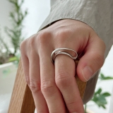 ニュアンスメタルリング カジュアルモード 個性的 | feu | 詳細画像3 