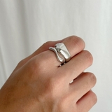 ニュアンスリング 変形メタル デザインリング | feu | 詳細画像10 