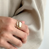 ニュアンスリング 変形メタル デザインリング | feu | 詳細画像12 