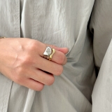 ニュアンスリング 変形メタル デザインリング | feu | 詳細画像13 