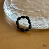 ブラック | ビースリング カラーリング レッド | feu