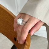 サージカルステンレスリング 樹脂パール 大ぶり | feu | 詳細画像10