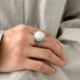 サージカルステンレスリング 樹脂パール 大ぶり | feu | 詳細画像11