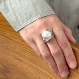 サージカルステンレスリング 樹脂パール 大ぶり | feu | 詳細画像12