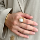 サージカルステンレスリング 樹脂パール 大ぶり | feu | 詳細画像14