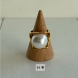 サージカルステンレスリング 樹脂パール 大ぶり | feu | 詳細画像4