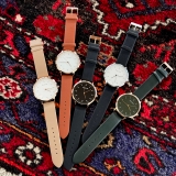 ビックフェース腕時計 ジャパンムーブメント 革ベルト | feu | 詳細画像3 