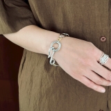 ニュアンスチェーン バイカラー ブレスレット | feu | 詳細画像6