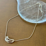 ゴールド | ネックレス ショート メタル | feu