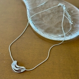 シルバー | ネックレス ショート メタル | feu