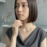 ステンレススチール2連ネックレス スネークチェーン アレルギー対応素材 | feu | 詳細画像4 