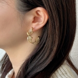 ビックフープピアス 透け柄 軽量 | feu | 詳細画像10