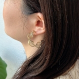 ビックフープピアス 透け柄 軽量 | feu | 詳細画像11