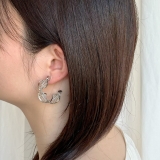 ビックフープピアス 透け柄 軽量 | feu | 詳細画像5