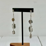 揺れるピアス クリア樹脂 個性的 | feu | 詳細画像5 