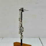 揺れるピアス クリア樹脂 個性的 | feu | 詳細画像6 