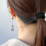 揺れるピアス クリア樹脂 個性的 | feu | 詳細画像3 