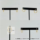 サージカルステンレス ミニフープピアス アレルギー対応素材 | feu | 詳細画像4 