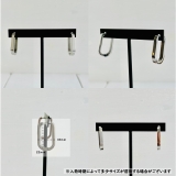 サージカルステンレス オーバル型 フープピアス | feu | 詳細画像4 