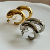 サージカルステンレス フープピアス アクリル樹脂 | feu | 詳細画像3