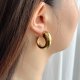 サージカルステンレス フープピアス アクリル樹脂 | feu | 詳細画像6