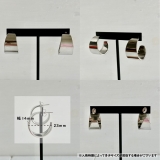 サージカルステンレス フープピアス アクリル樹脂 | feu | 詳細画像5