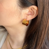 サージカルステンレス フープピアス アクリル樹脂 | feu | 詳細画像8